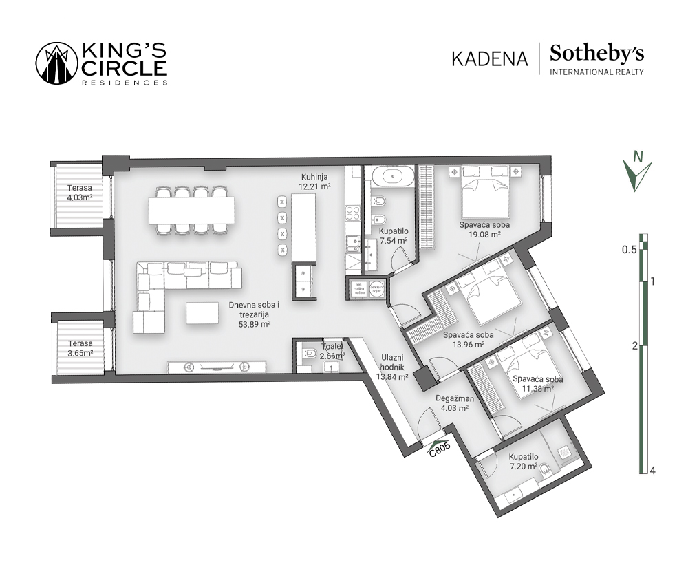 prodaja stanova novogradnja beograd kings circle maison royale nekretnine djordjevic i sin 16